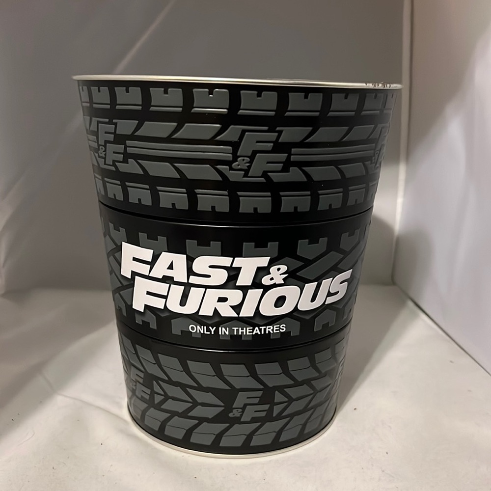 Fast and Furious popcorn bucket